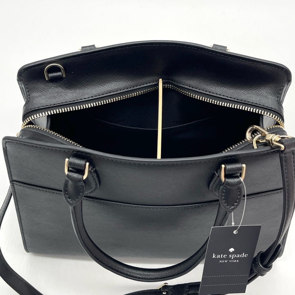 Kate Spade Madison Medium Satchel Crossbody Bag Back - Picture 6 of 10